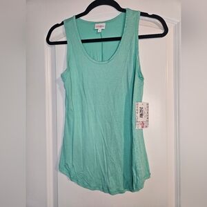 LuLaRoe Fitted Green Tank Top